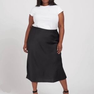 NWT Universal Standard Cece Midi Bias Skirt